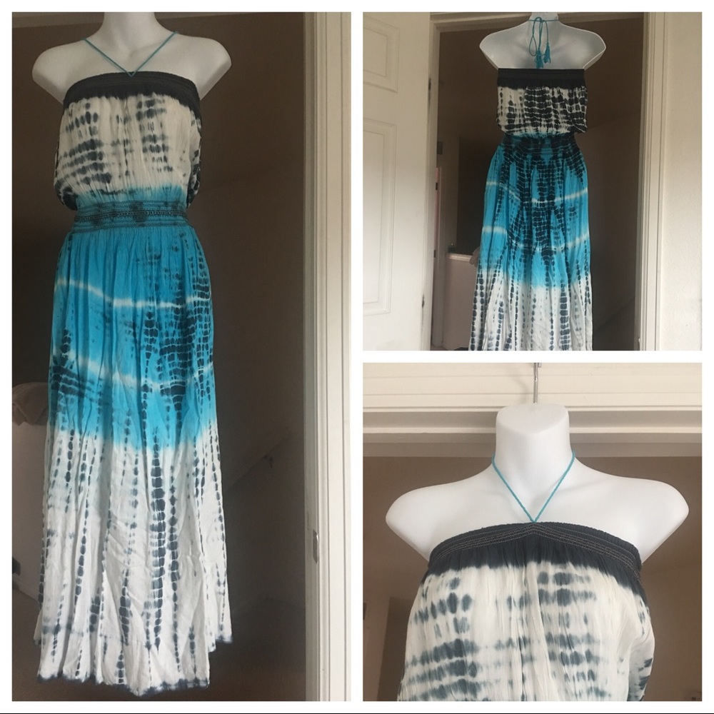 Cold shoulder strapless Dress